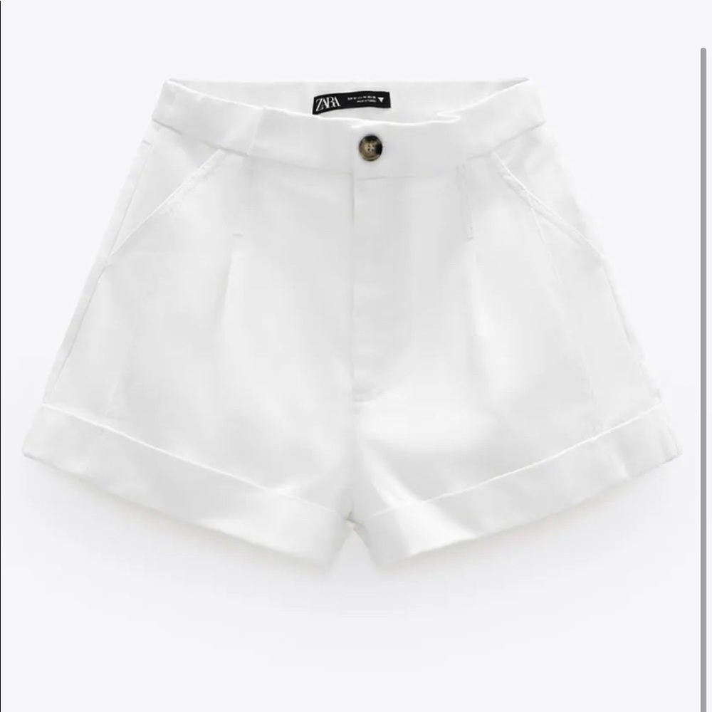 NWT Zara pleated shorts trf